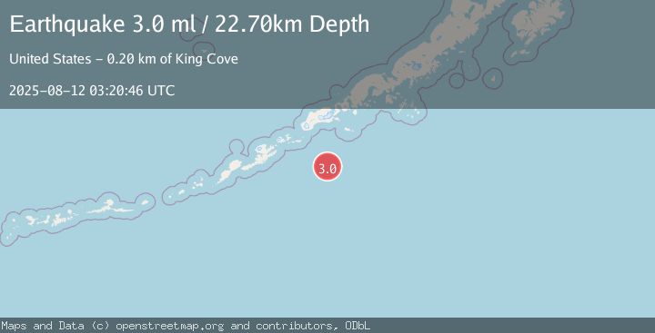 Map of UNIMAK ISLAND REGION, ALASKA