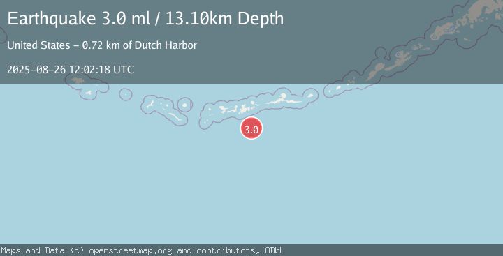 Map of ANDREANOF ISLANDS, ALEUTIAN IS.