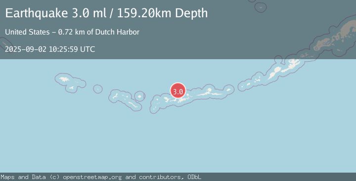 Map of ANDREANOF ISLANDS, ALEUTIAN IS.