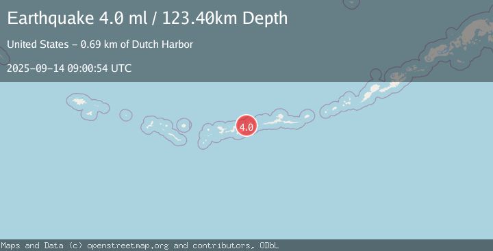 Map of ANDREANOF ISLANDS, ALEUTIAN IS.