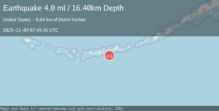 Map of ANDREANOF ISLANDS, ALEUTIAN IS.