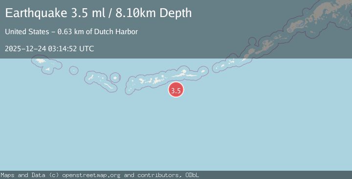 Map of ANDREANOF ISLANDS, ALEUTIAN IS.