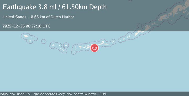 Map of ANDREANOF ISLANDS, ALEUTIAN IS.