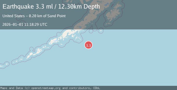Map of SOUTH OF ALASKA