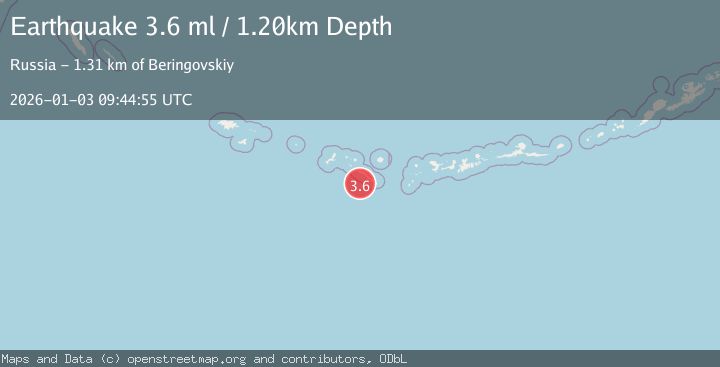 Map of RAT ISLANDS, ALEUTIAN ISLANDS
