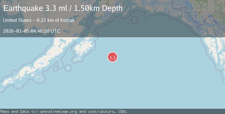 Map of GULF OF ALASKA