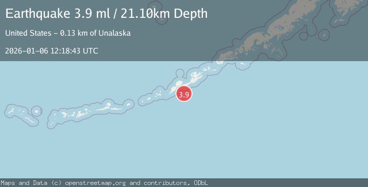 Map of FOX ISLANDS, ALEUTIAN ISLANDS