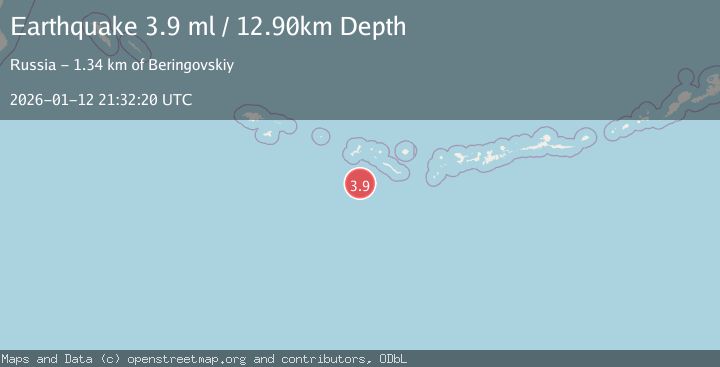 Map of RAT ISLANDS, ALEUTIAN ISLANDS