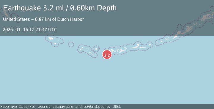 Map of ANDREANOF ISLANDS, ALEUTIAN IS.