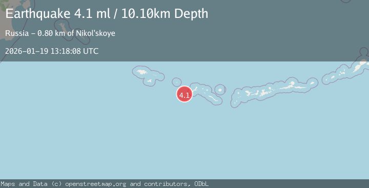 Map of RAT ISLANDS, ALEUTIAN ISLANDS
