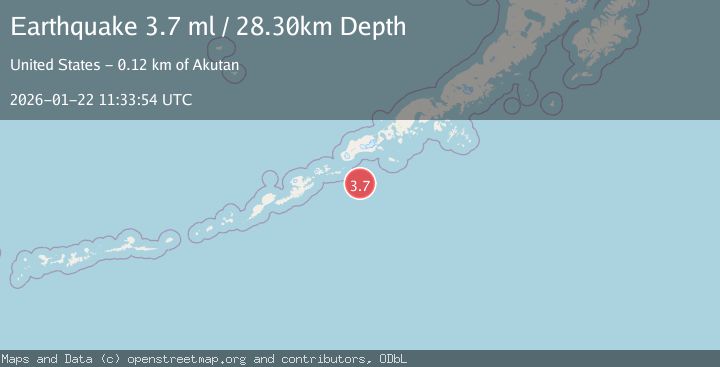 Map of UNIMAK ISLAND REGION, ALASKA