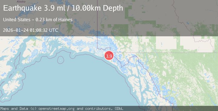 Map of SOUTHEASTERN ALASKA