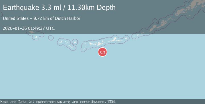 Map of ANDREANOF ISLANDS, ALEUTIAN IS.