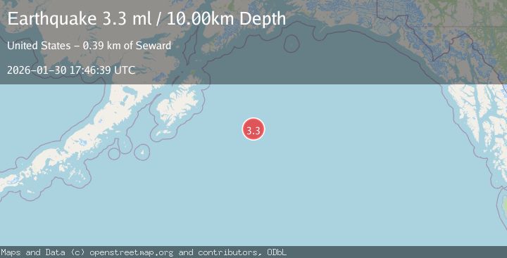 Map of GULF OF ALASKA