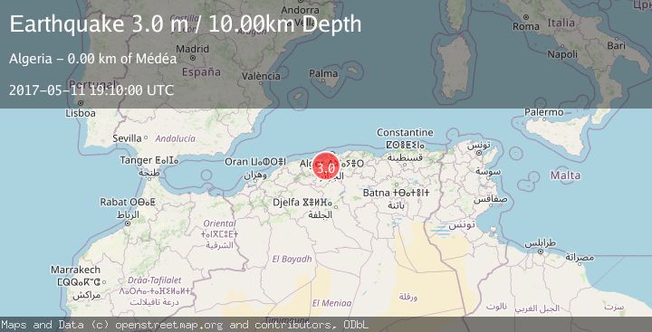 Map of NORTHERN ALGERIA