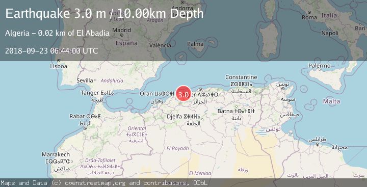 Map of NORTHERN ALGERIA