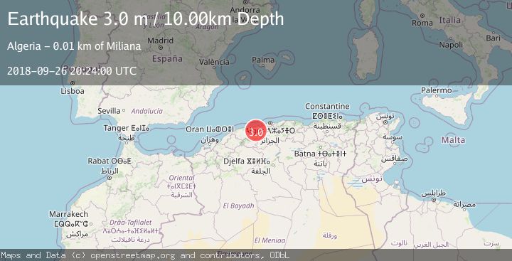 Map of NORTHERN ALGERIA