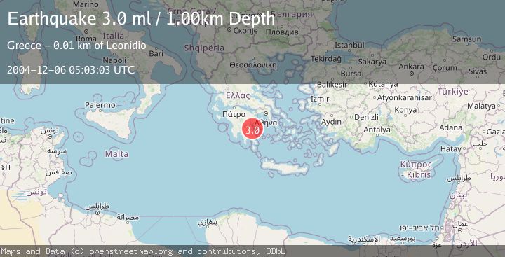 Map of SOUTHERN GREECE