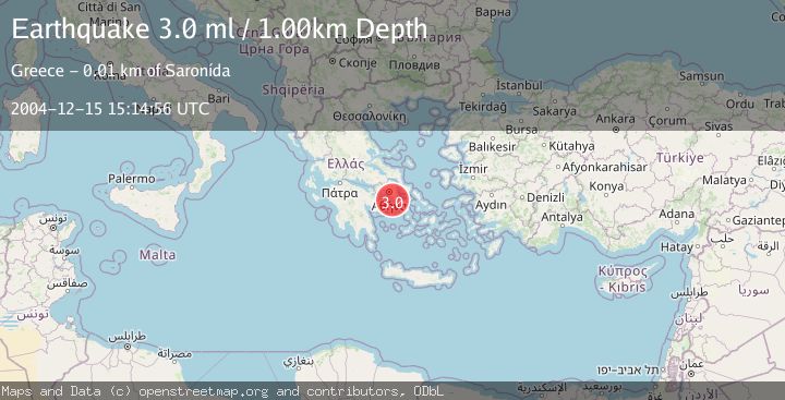 Map of SOUTHERN GREECE