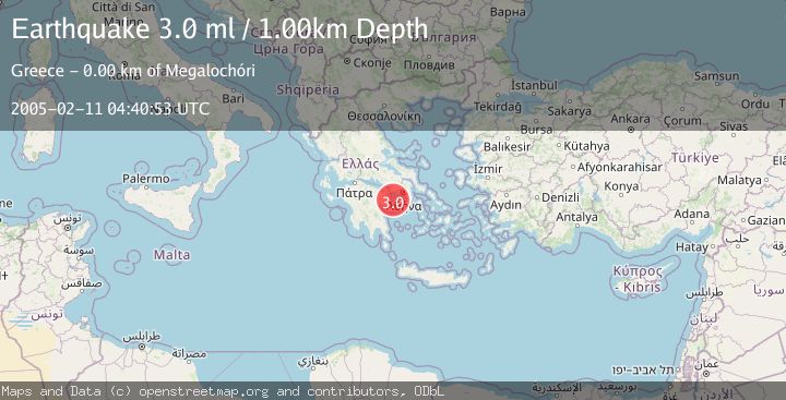 Map of SOUTHERN GREECE