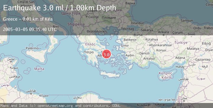 Map of SOUTHERN GREECE