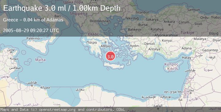 Map of SOUTHERN GREECE