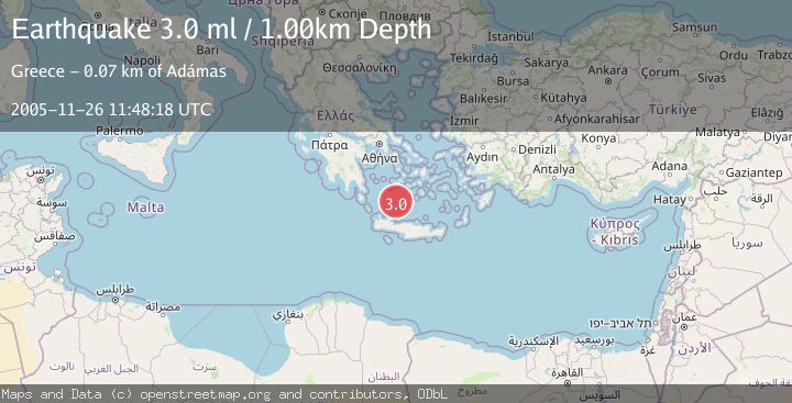 Map of SOUTHERN GREECE