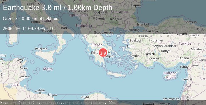 Map of SOUTHERN GREECE