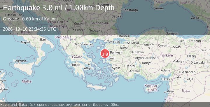 Map of NEAR THE COAST OF WESTERN TURKEY