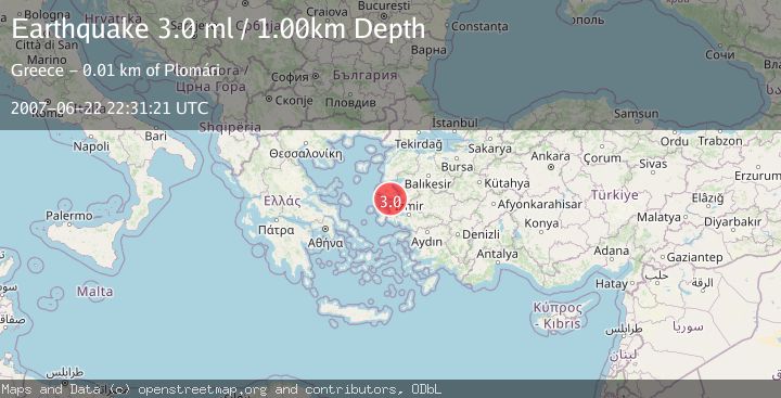 Map of NEAR THE COAST OF WESTERN TURKEY