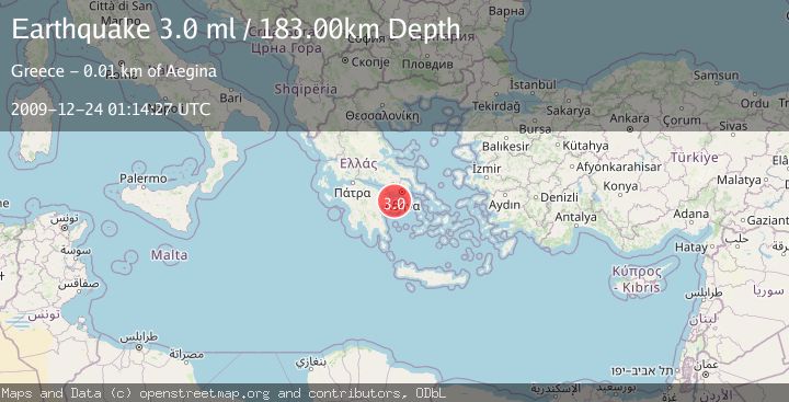 Map of SOUTHERN GREECE