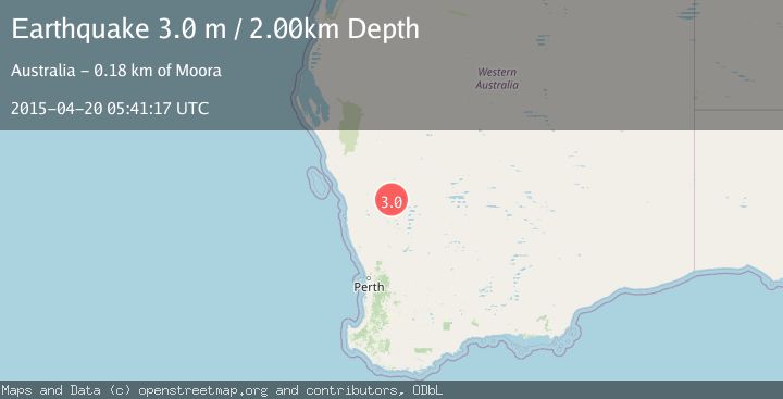 Map of WESTERN AUSTRALIA