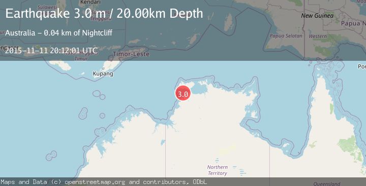 Map of NORTHERN TERRITORY, AUSTRALIA