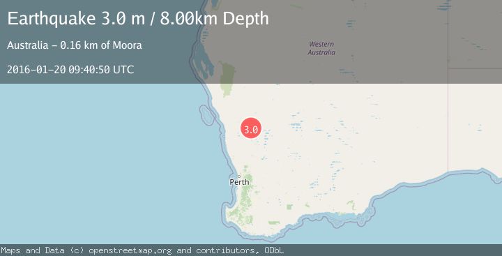 Map of WESTERN AUSTRALIA