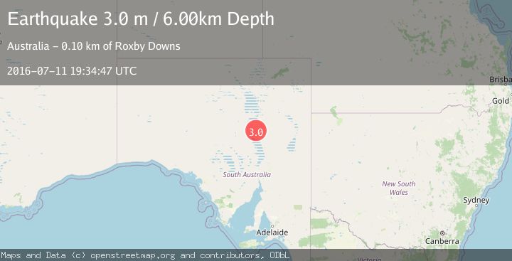 Map of SOUTH AUSTRALIA
