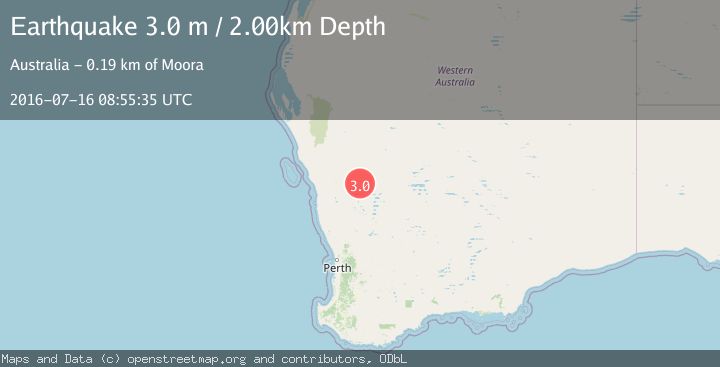 Map of WESTERN AUSTRALIA