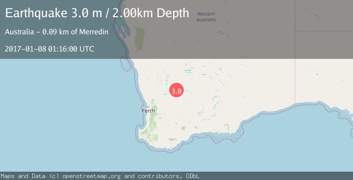 Map of WESTERN AUSTRALIA