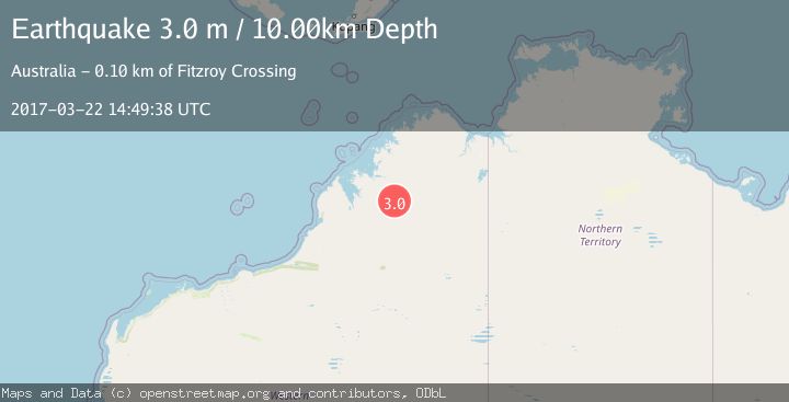 Map of WESTERN AUSTRALIA