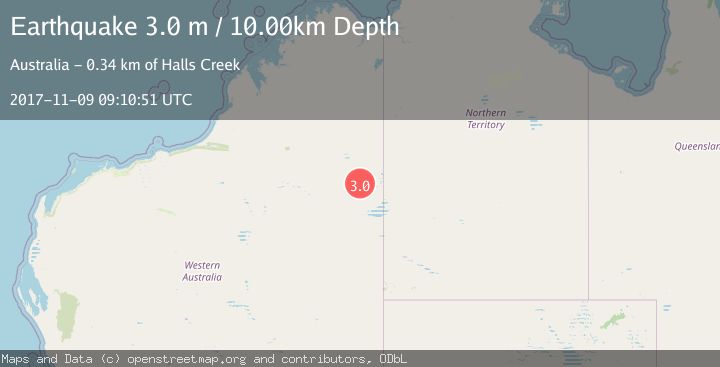 Map of WESTERN AUSTRALIA