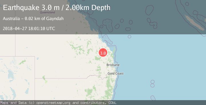 Map of NEAR EAST COAST OF AUSTRALIA