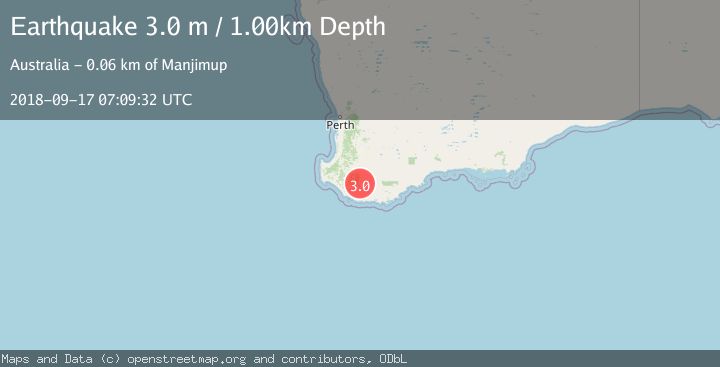 Map of WESTERN AUSTRALIA