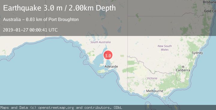 Map of NEAR COAST OF SOUTH AUSTRALIA