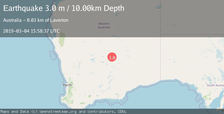 Map of WESTERN AUSTRALIA