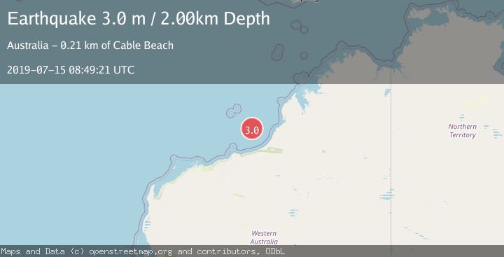 Map of WESTERN AUSTRALIA