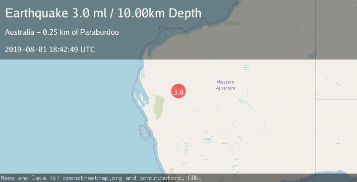 Map of WESTERN AUSTRALIA
