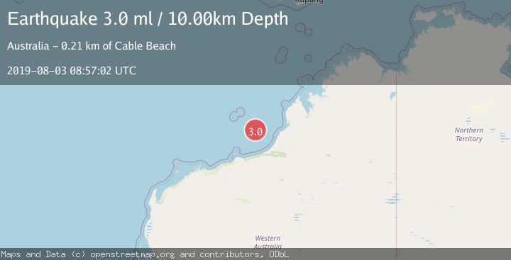 Map of WESTERN AUSTRALIA