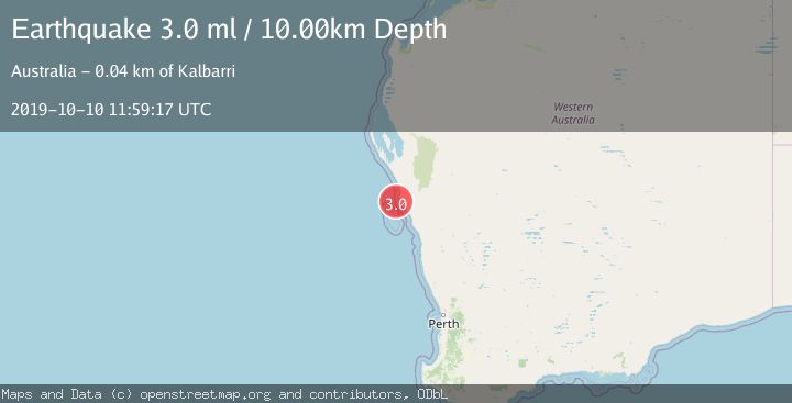 Map of WESTERN AUSTRALIA