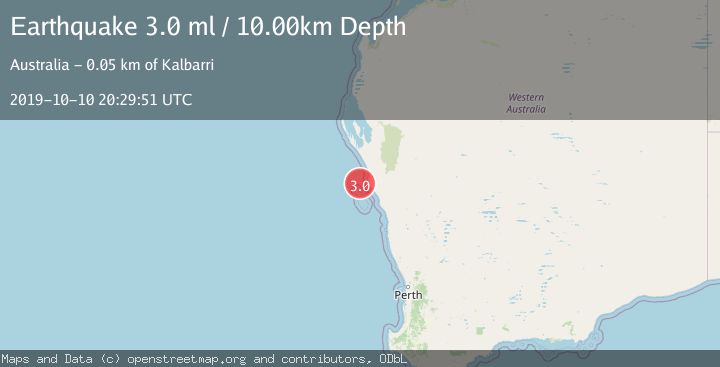 Map of WESTERN AUSTRALIA