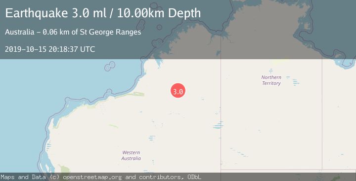 Map of WESTERN AUSTRALIA