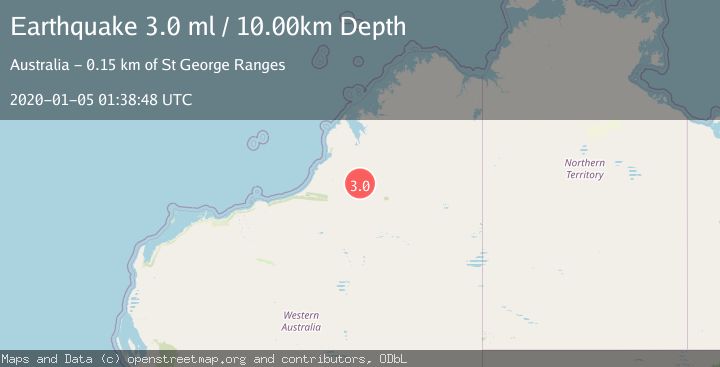 Map of WESTERN AUSTRALIA